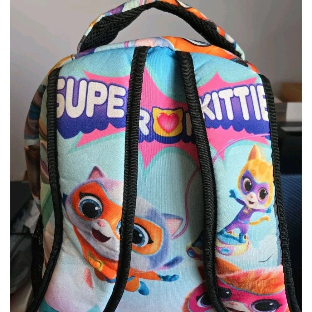 Kids Girls Super Kitties Backpack, School Bookbag